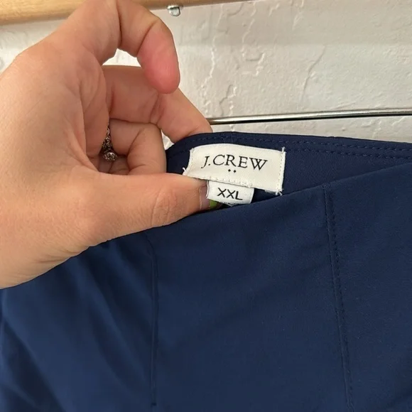 J. Crew Navy Blue Pleated Athletic Active Skort XXL - Picture 5 of 8